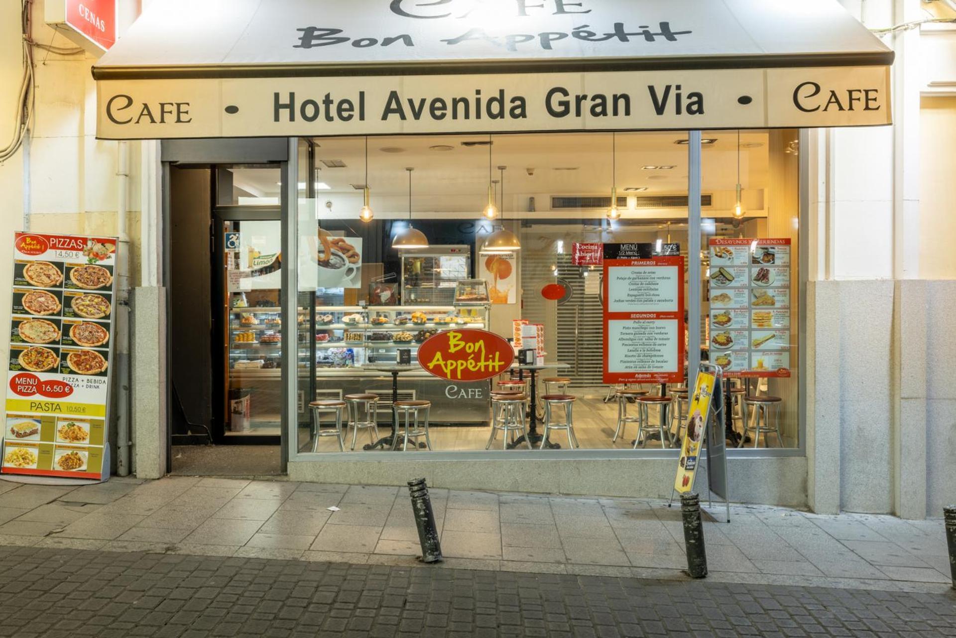 Hotel Avenida Gran Via Madrid Exteriér fotografie